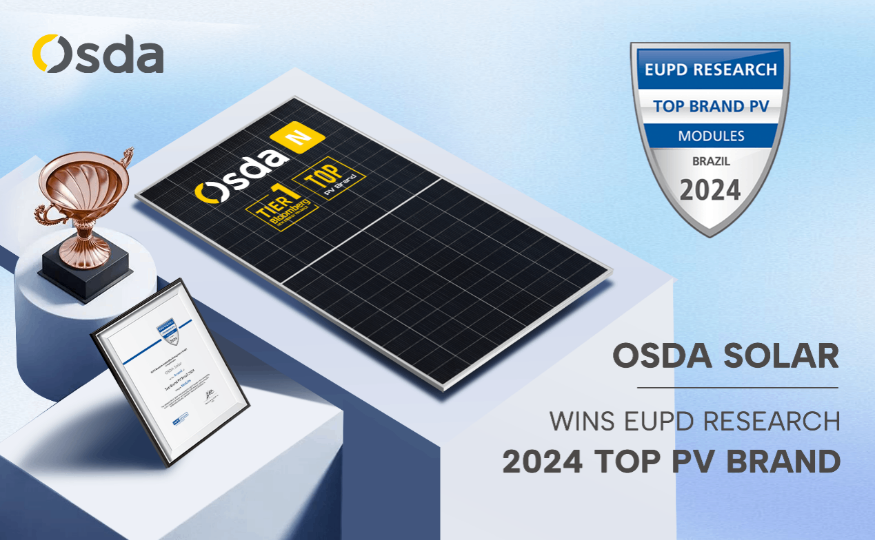 Osda Solar, 연간 최고 PV 브랜드 수상