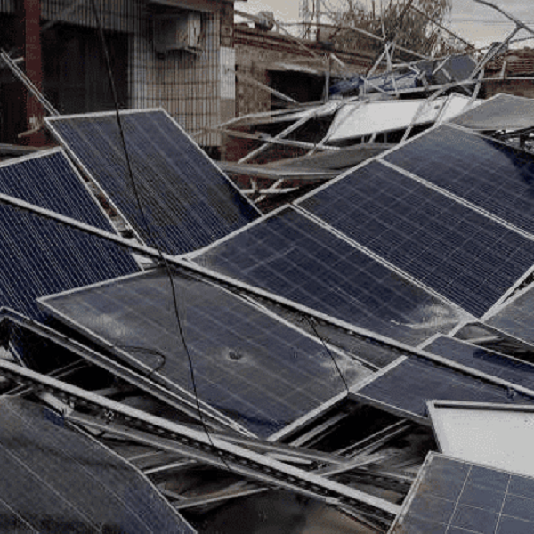 Photovoltaic power station damage